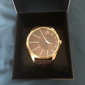 Men’s Calvin Klein watch leather strap